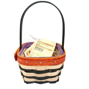 Longaberger 2014 Wicked Witch Scaredy Treats Basket Halloween Scardy New w/ Tags